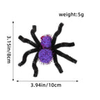 Halloween Spider Hair Clip Halloween Children's Adult Party Decoration Props Funny Spider Hair Clip Hair Accessories