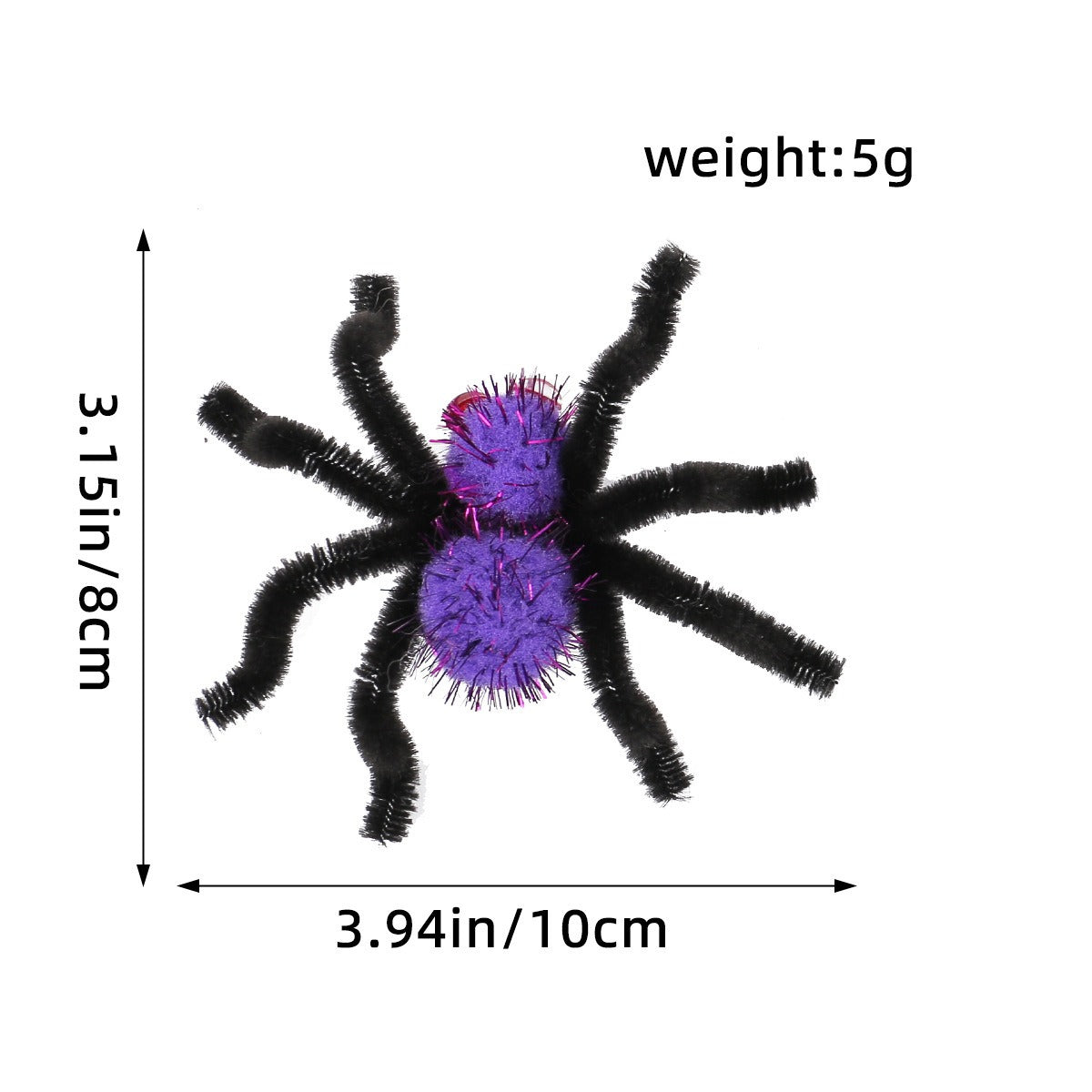 Halloween Spider Hair Clip Halloween Children's Adult Party Decoration Props Funny Spider Hair Clip Hair Accessories