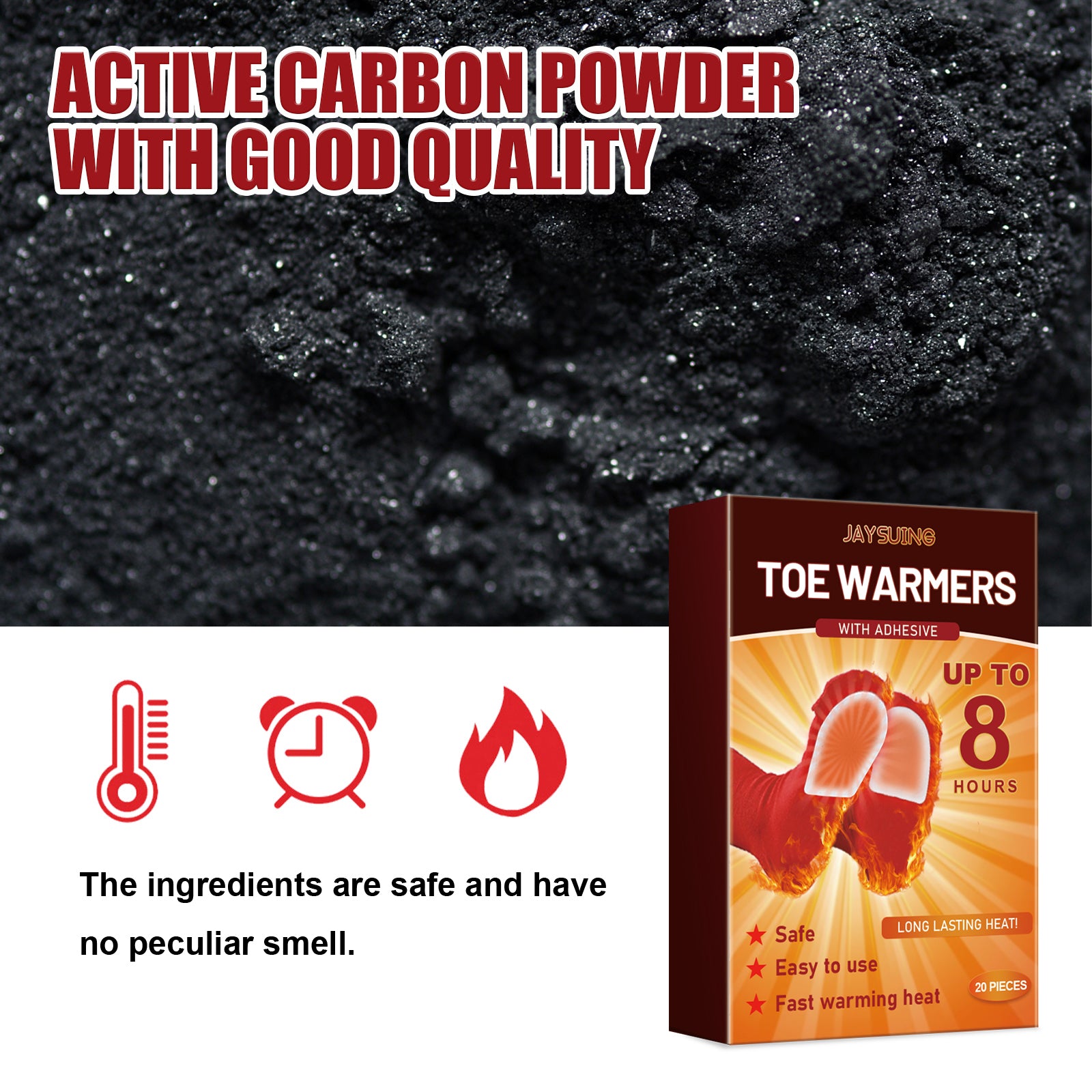 Foot Warmer, Self-Heating Compact Portable Foot Warm Pad For Quick Heating And Heating Feet