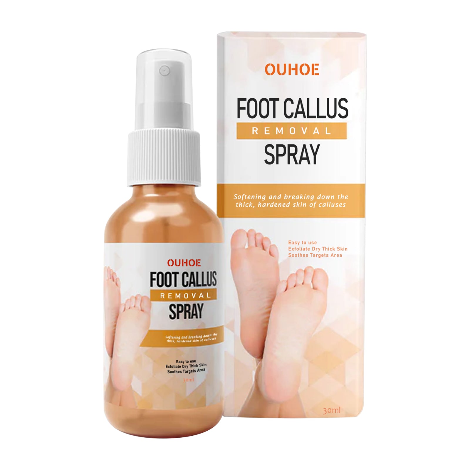 Foot Spray, Exfoliates Prevents Dry Cracking And Repairs Rough Skin Moisturizing Treatment Spray