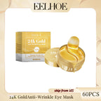 24K Gold Eye Mask Hydrating Moisturizing Fade Dark Circles Moisturizing Improving Eye Lines Brightening Eye Skin Care Eye Mask