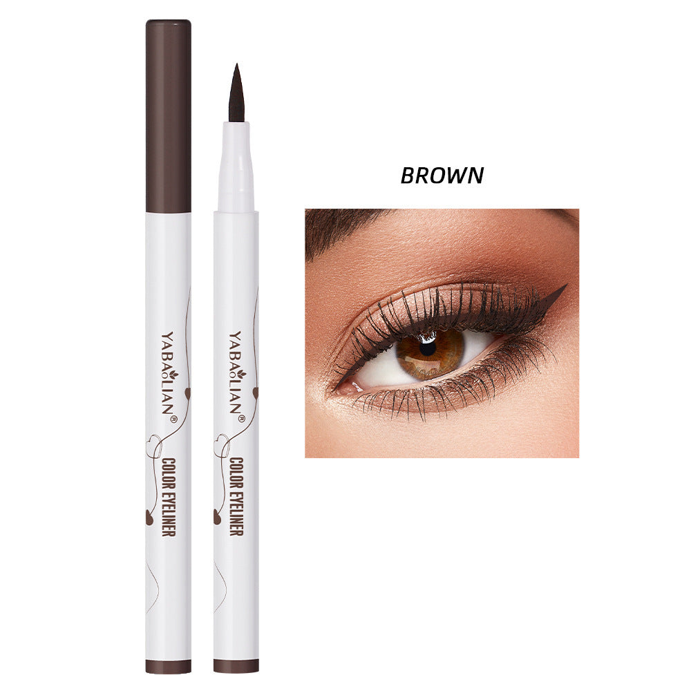Color Eyeliner Not Easy To Smudge Waterproof Thin Heel