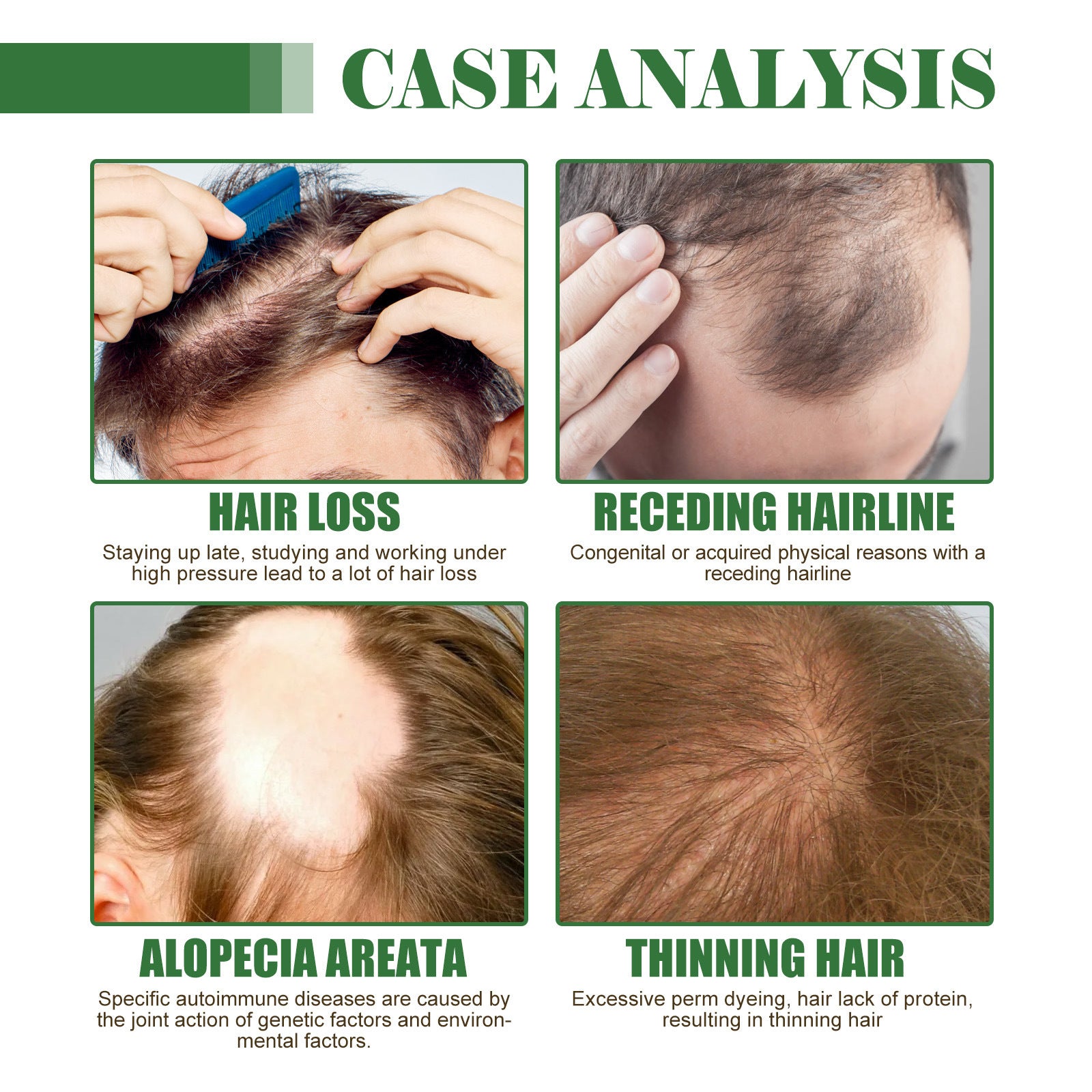 Dense Hair Oil Moisturizing Soft Hair Repair