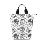 Nylon Cylinder Lunch Bag (Black)(Model 1670)