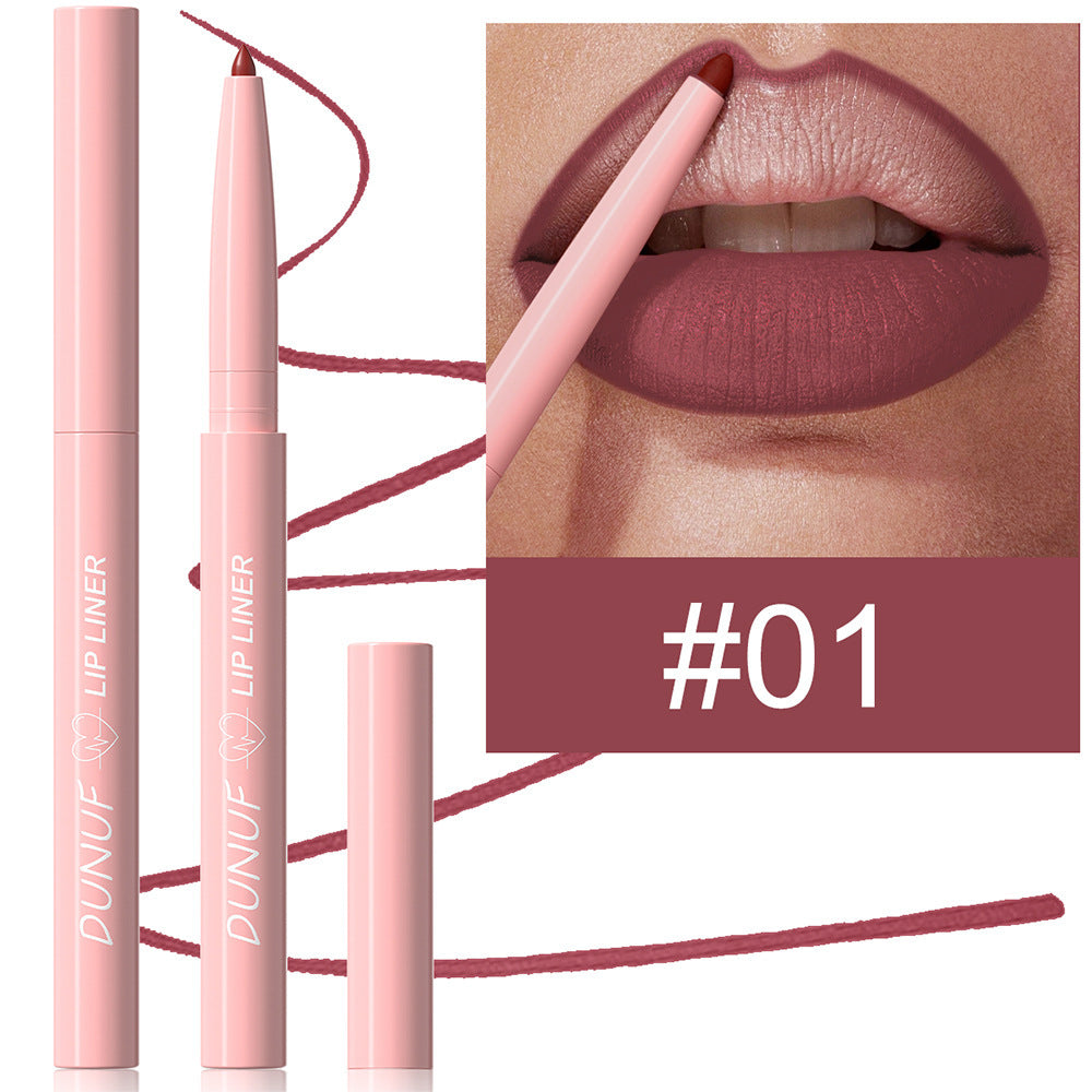 12 Colors Easy To Color Velvet Matte Lip Liner