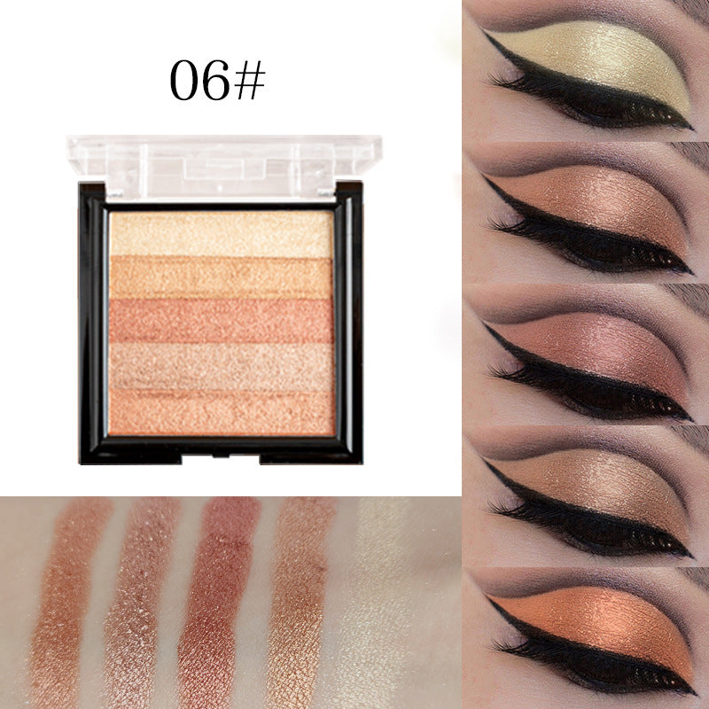 Highlight Eye Shadow Plate Three-dimensional Brightening And Repairing