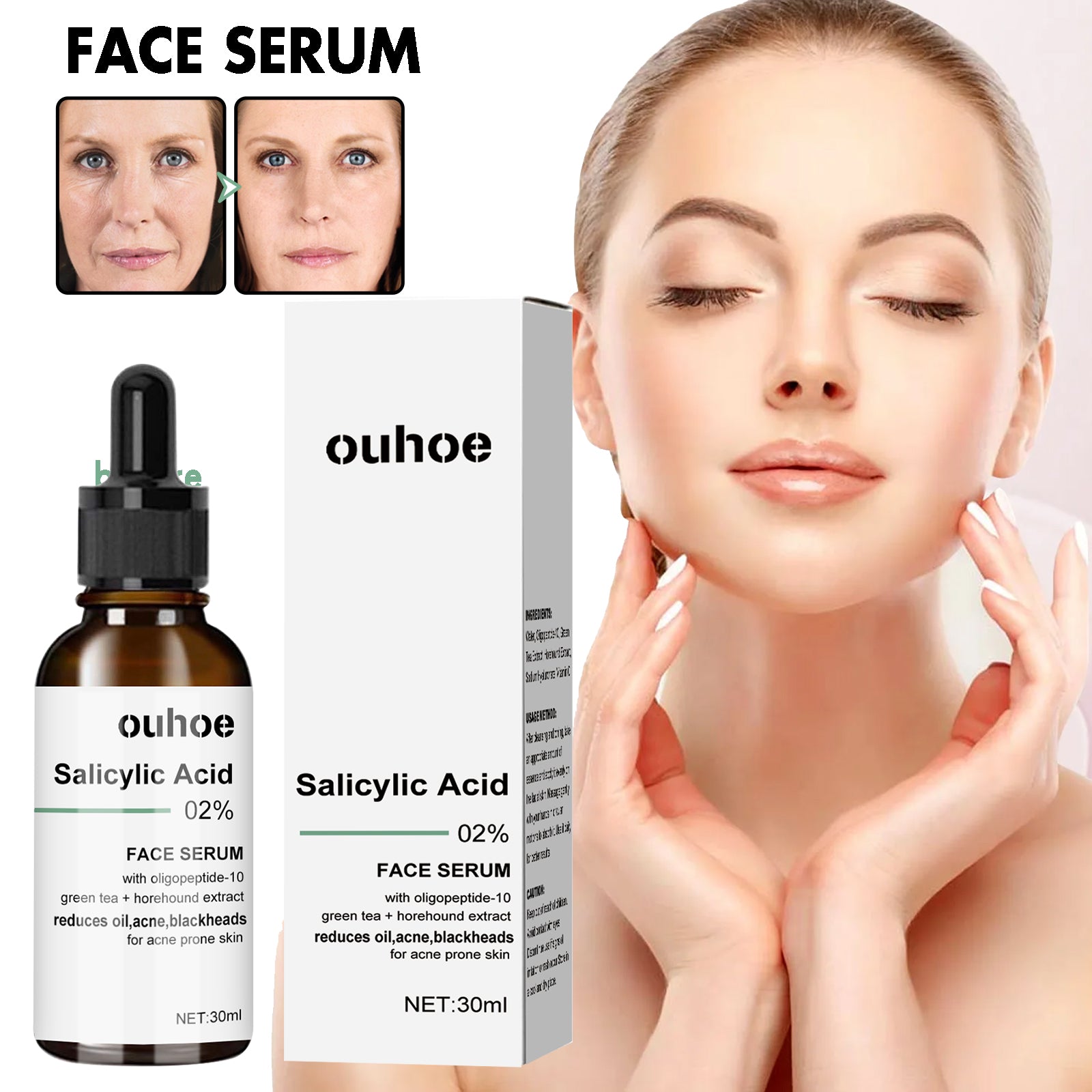 Face Serum, Anti-wrinkle Moisturizing Firming And Anti-aging Essence
