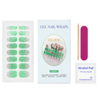 Soft Gel Nail Sticker Set Nail Paper Mini Fresh Shimmer Minimalist Soft Nail Sticker