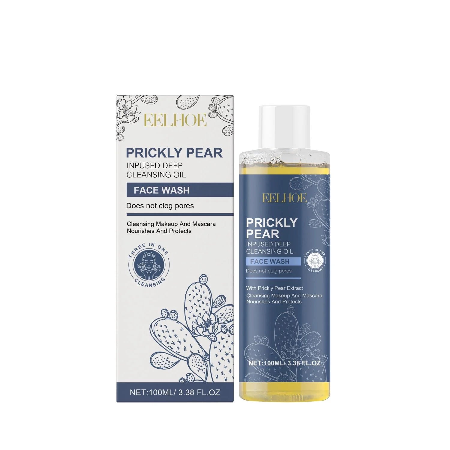 Gentle Face Cleanser and Cosmetic Removal Solution