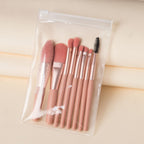 8 PCs Makeup Brushes Suit Portable Beauty Tools