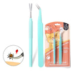 Pet Stainless Steel Tweezers Tool