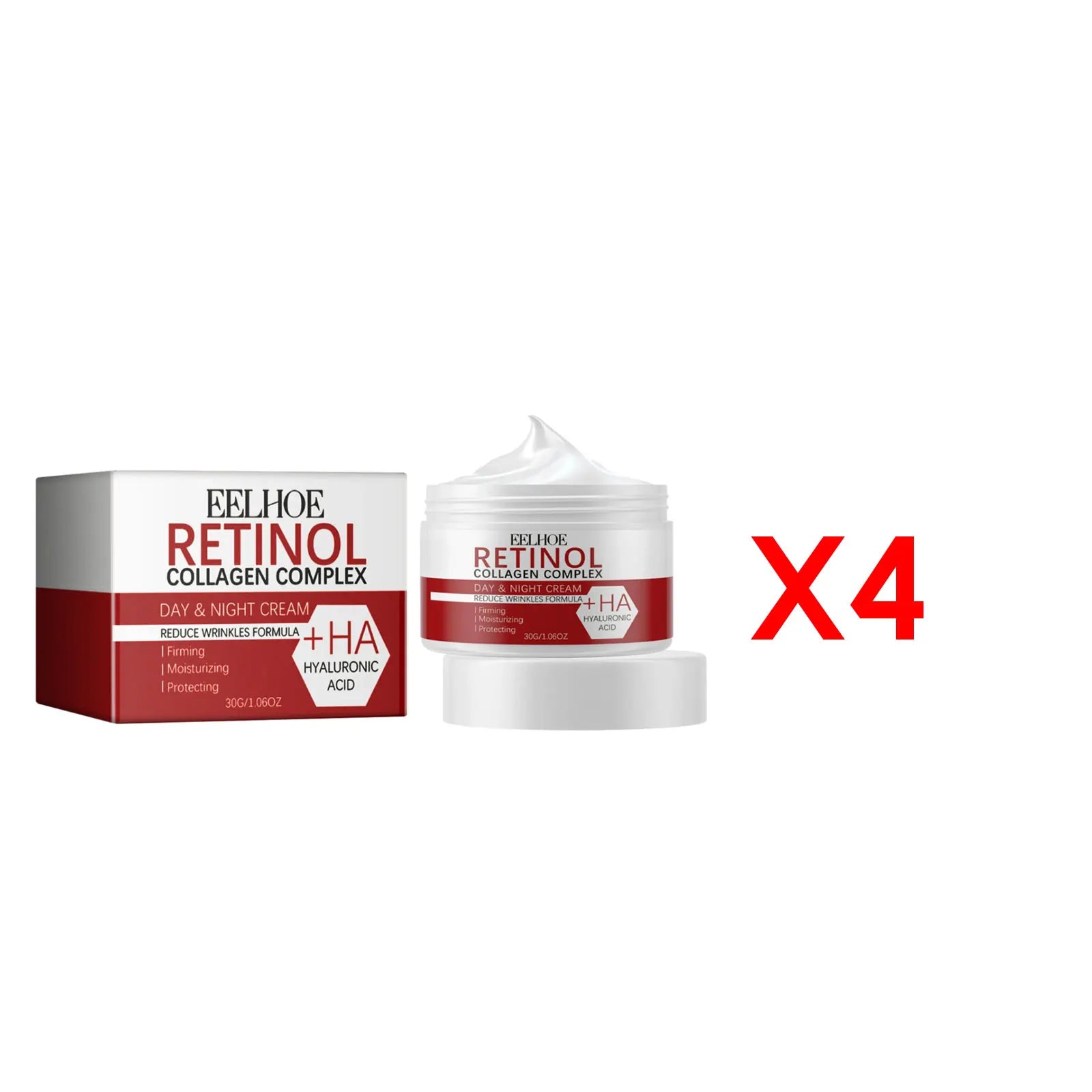 Retinol anti Aging Face Cream Collagen Hyaluronic Acid Moisturizing Skin Cream Wrinkles Removal Skin Care Products 30G