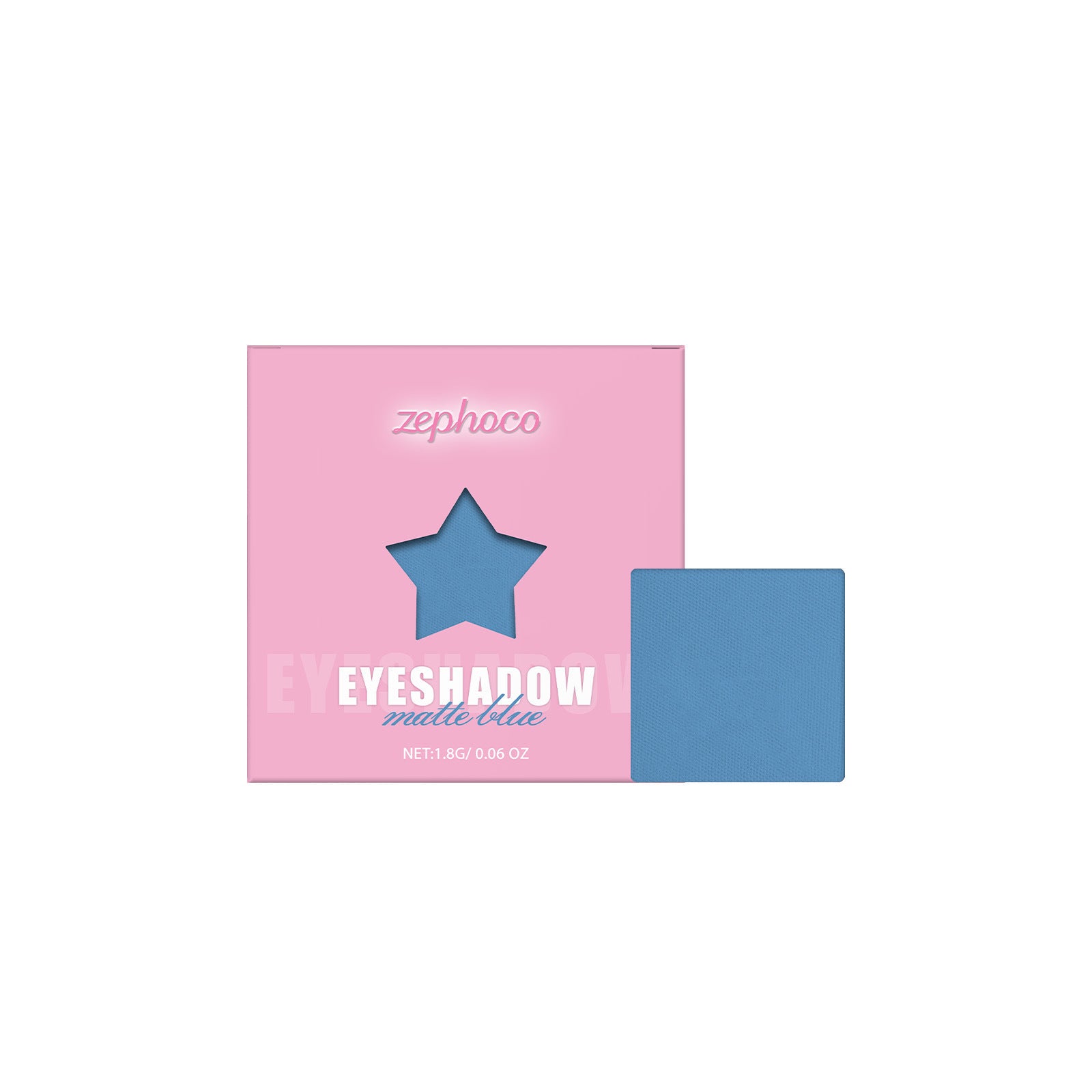 Monochrome Eye Shadow Plate Color Rendering Long-lasting Portable