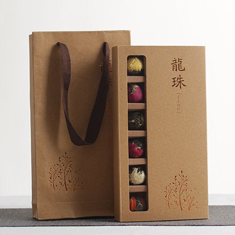 Jasmine Lily Peony Yellow Chrysanthemum Rose Chrysanthemum Six Flavor Scented Tea