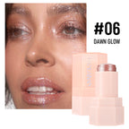 6 Colors Thin And Glittering Jelly Highlighter Brightening