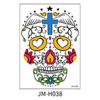 Halloween Face Tattoo Stickers Makeup Ball Funny Makeup Temporary Stickers