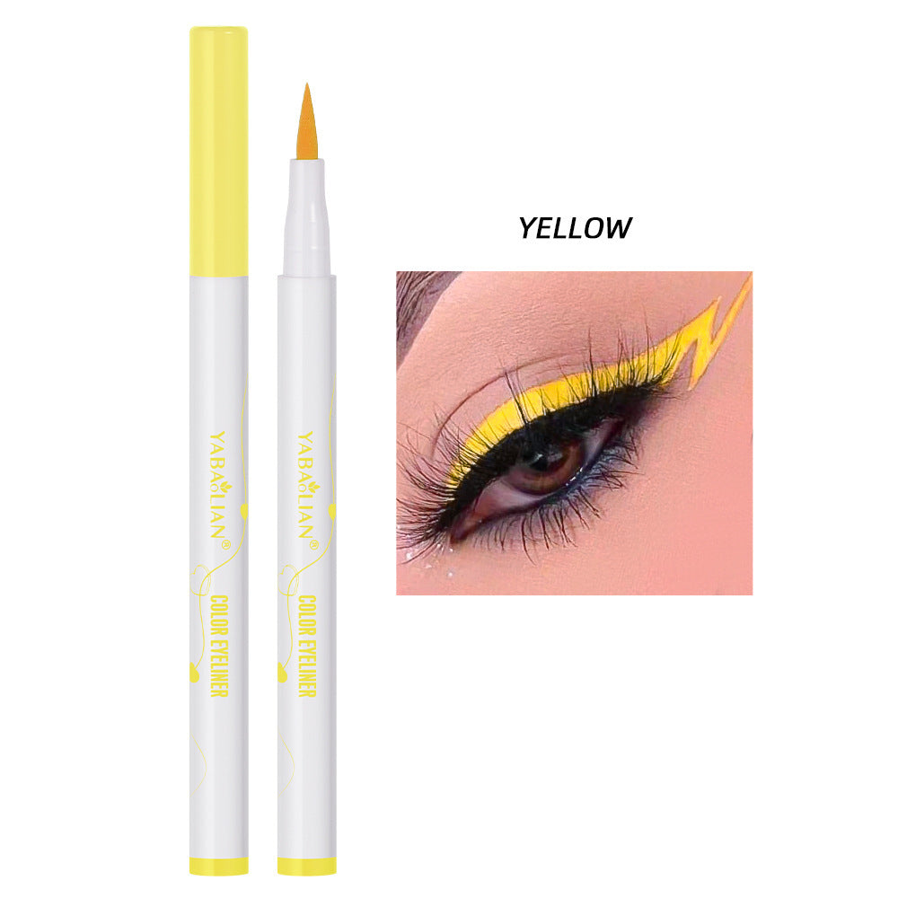 Color Eyeliner Not Easy To Smudge Waterproof Thin Heel