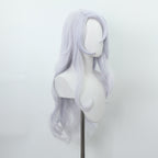 Anime Wig Spell Battle: Gojo Satoru Female Body Transformation, Long Curly Hair Cosplay, Chemical Fiber Wig Headset
