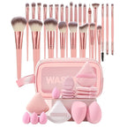 40pcs  Beauty Tools Major Combination Suit Face Wash Makeup Full Set
