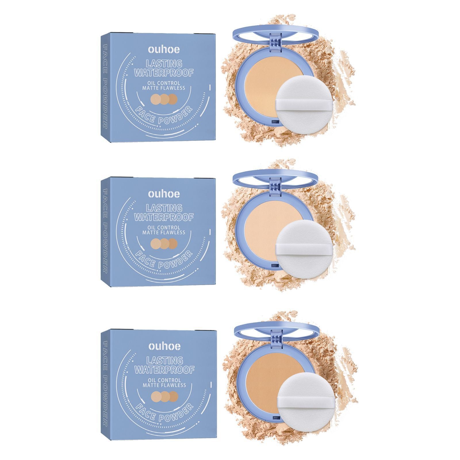 Not Easy To Makeup Flawless Long-lasting Natural Finishing Powder