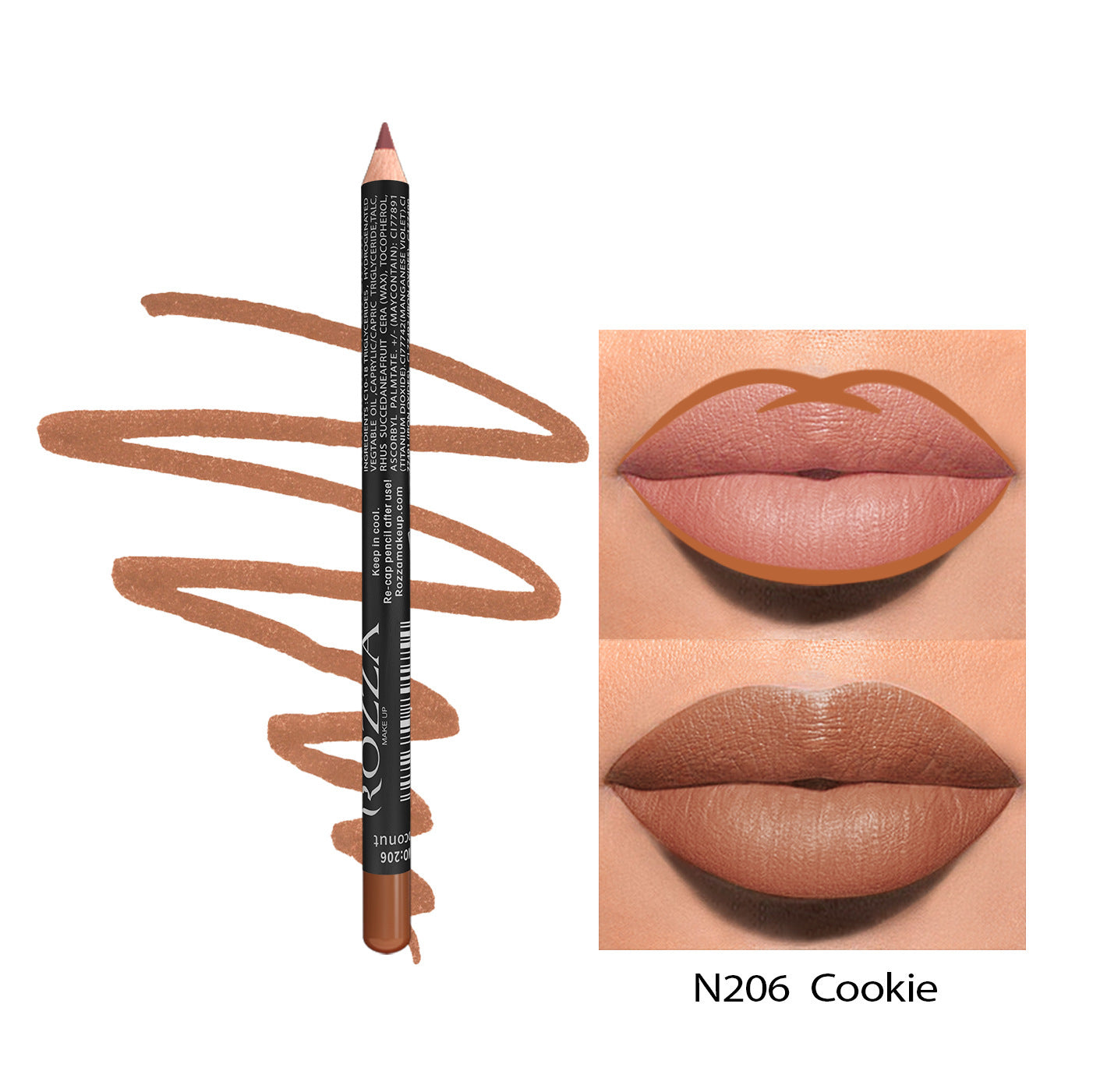 No Stain On Cup No Fear Of Water 24 Hours Matte Rich Lip Wood Lip Liner