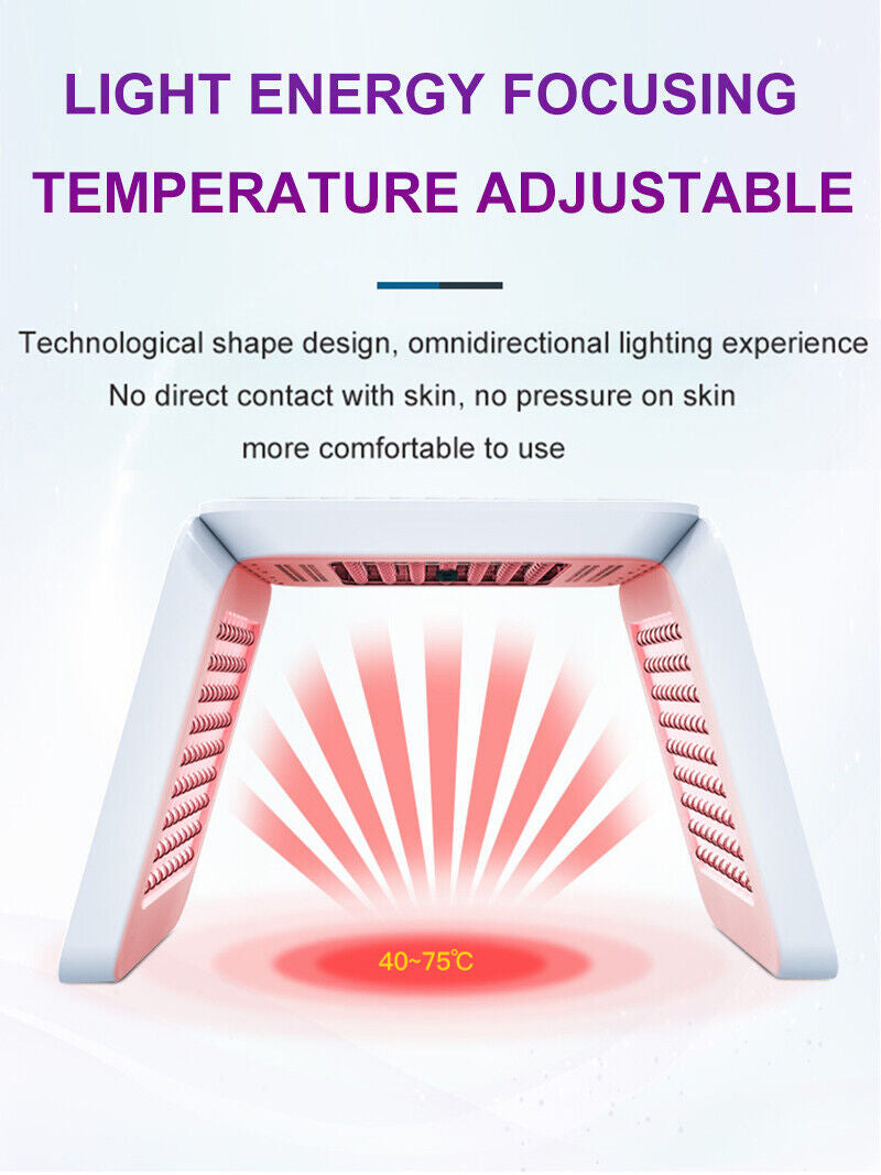7 Colors PDT LED Light Therapy Facial Mask Rejuvenation Nano Sprayer SPA Machine