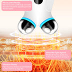 Anti Aging and Wrinkles Microcurrent Facial Device, Boost Skin Care Products Absorption - White