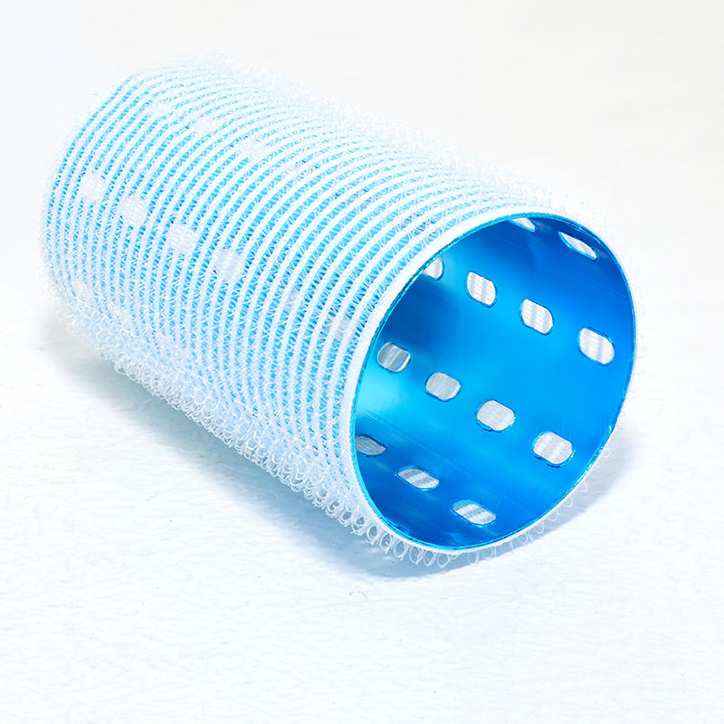 Extra-Long Aluminum Core Curling Barrels, 5x9cm Colorful Aluminum Heat-Conducting Curlers for Fluffy Bangs with USB Self-Adhesiv