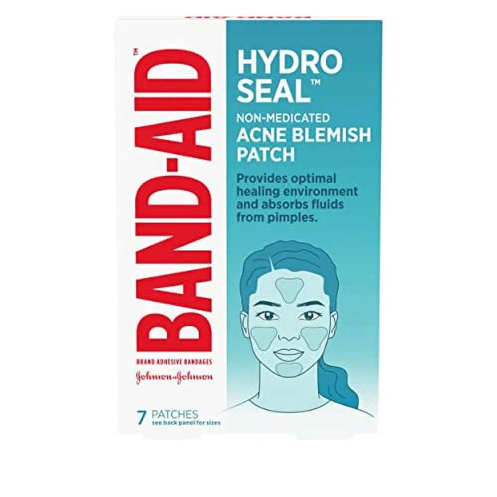 Brand Hydro Seal Acne Patches for Face, Non-Medicated Acne Blemish Patch Absorbs Fluids & Provides a Protective Healing Environment for Pimples, 7 Patches