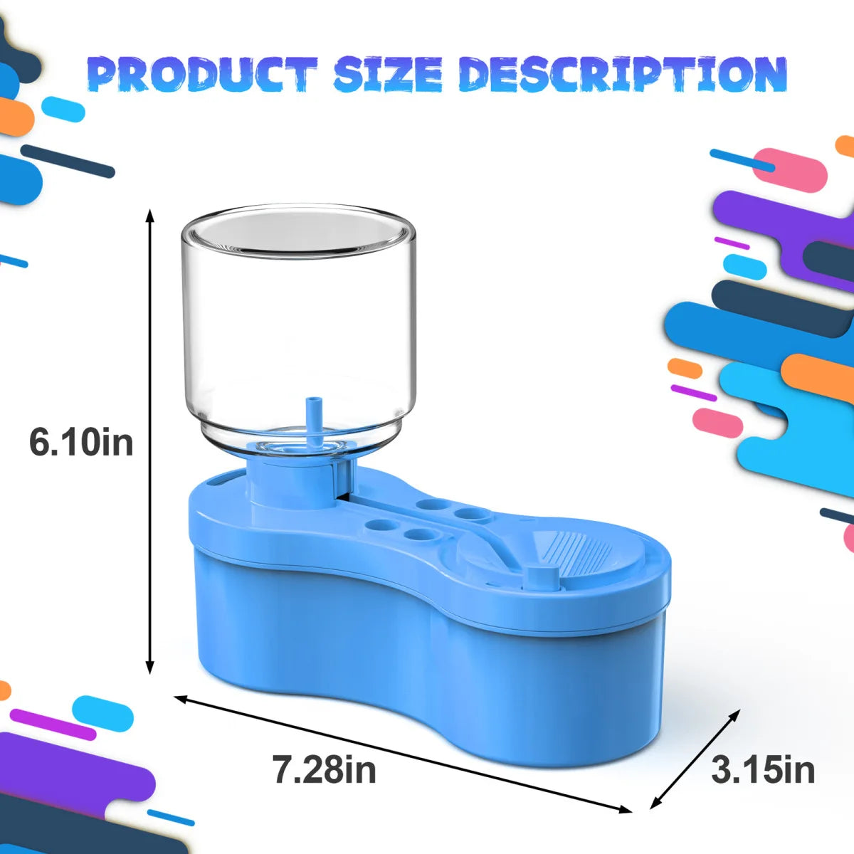 New Paint Brush Cleaner with Drain Button Automatic Water Circulation Paint Brush Cleaning Machine Cleaning Bucket Art Tools