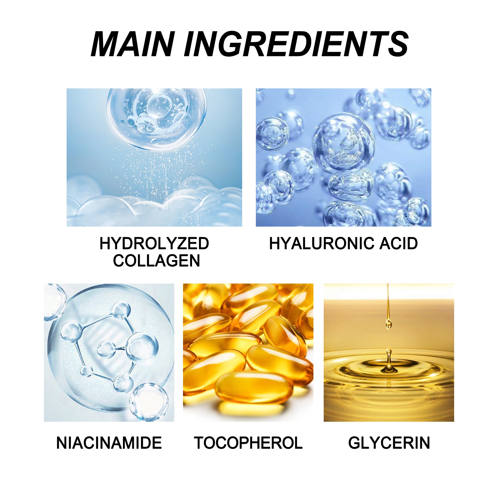 Ouhoe Collagen Soluble Eye Mask Tights Eye Area, Lightening Fine Lines And Hydrating Eye Mask