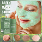 Green Tea Solid Mask, Deep Cleansing Hydrating Mask Stick Pore-Narrowing Paste Mask Stick
