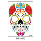 Halloween Face Tattoo Stickers Makeup Ball Funny Makeup Temporary Stickers