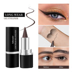3 PCs Lipstick Lip Liner Eyeliner Highlight Contour Stick Suit 5D Face Makeup Set Suit