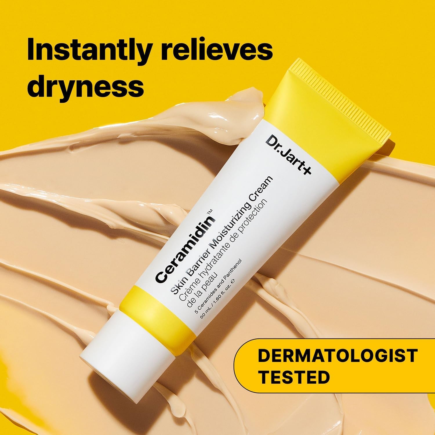 Ceramidin Skin Barrier Face Cream Moisturizer for Dry Skin with Ceramides and Panthenol | Korean Skin Care