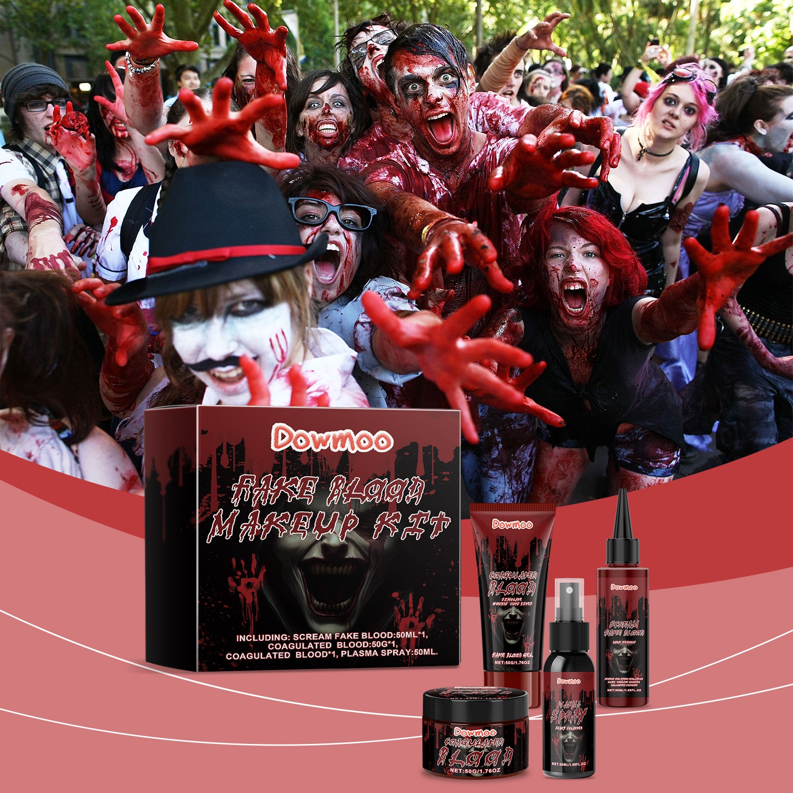 Halloween Costume Set To Create A Festive Atmosphere Effect Props Entertainment Spoofing Costume Party Supplies