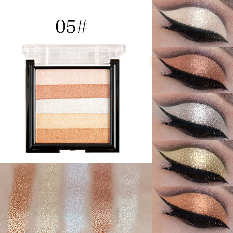 Highlight Eye Shadow Plate Three-dimensional Brightening And Repairing