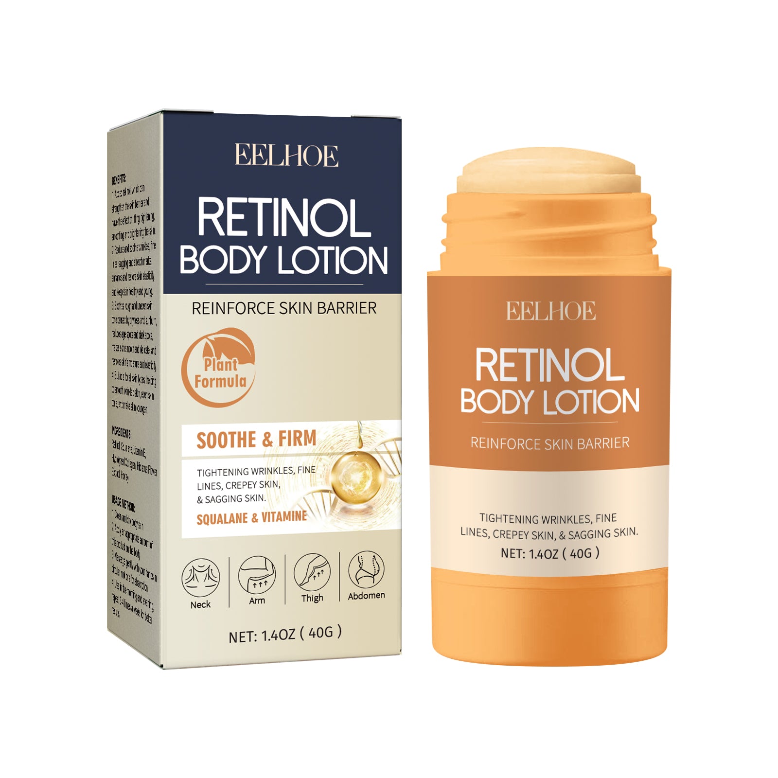 Retinol Body Bar, Massage Moisturizes Shapes Body And Tightens Body Bar