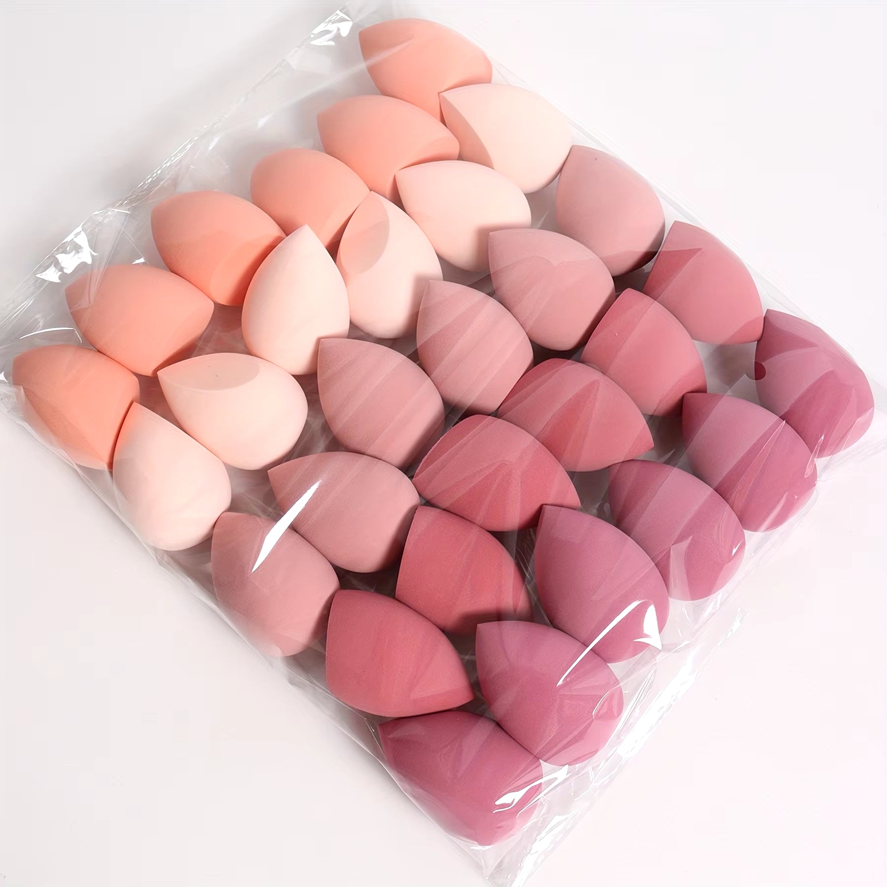 7Piece/18Piece Makeup Sponge Set, Suitable for Liquid BB Cream Powder Application, Makeup Egg Dry Wet Dual-Use Powder Puff