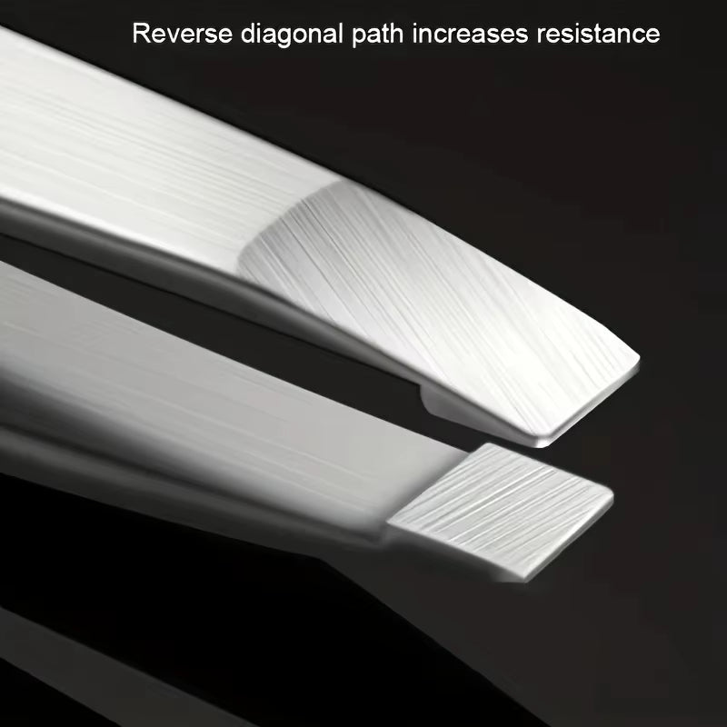 4Piece Set Professional Tweezers Set Perfect for Eyebrow Hair Removal Splinter Very Effortless and Relaxed to Remove