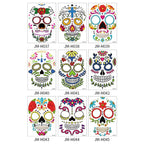 Halloween Face Tattoo Stickers Makeup Ball Funny Makeup Temporary Stickers