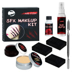 Halloween Makeup Kit, Simulates Plasma Skin Wax-Shaped Scar Water Wound Makeup Halloween Makeup Kit