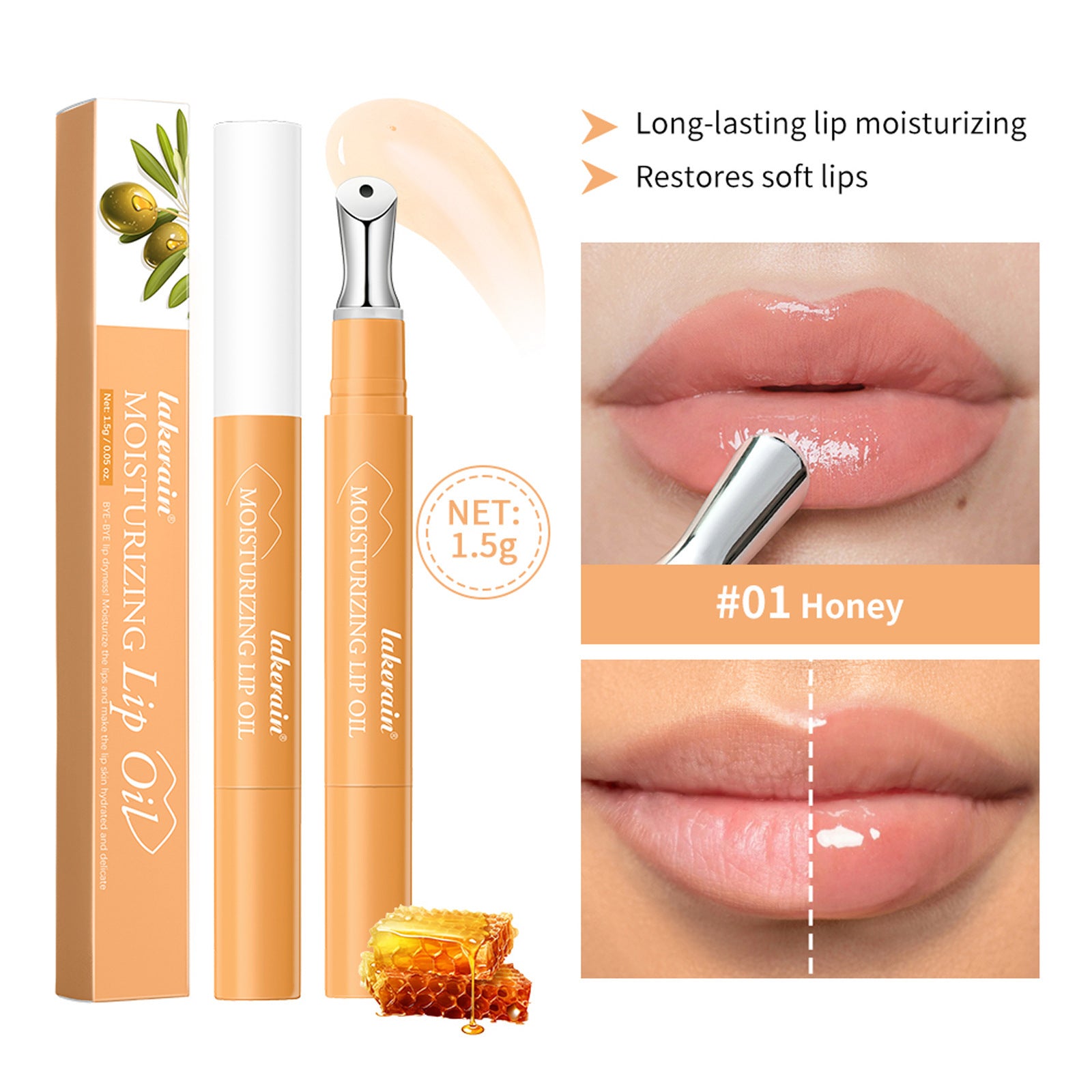 Nourishing Moisturizing Full Lips Lip Gloss Lip Balm