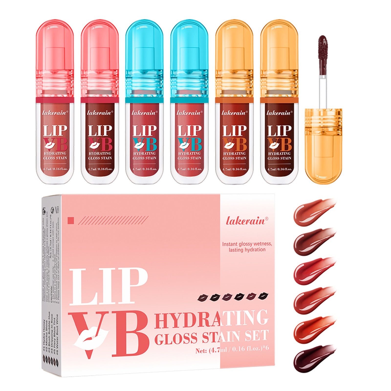 Nourishing, Hydrating And Moisturizing Lip Moisturizing Lip Gloss Suit