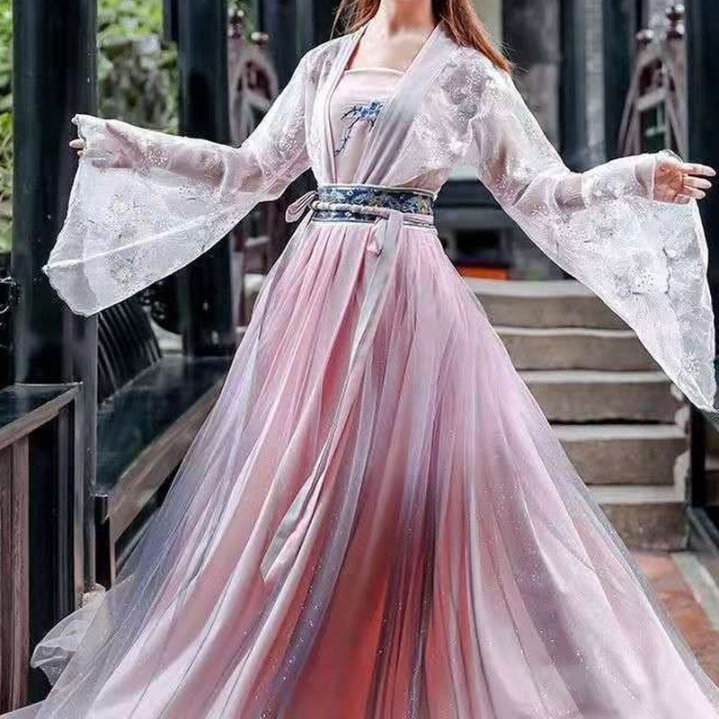 European and American Halloween Printed Dress with Long Sleeves - Women's Casual Womenswear