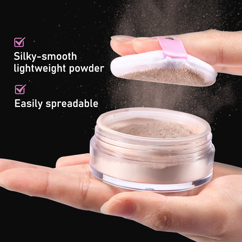 Long-lasting Concealer Waterproof And Sweatproof Smear-proof Makeup Baking Finishing Powder Face Powder