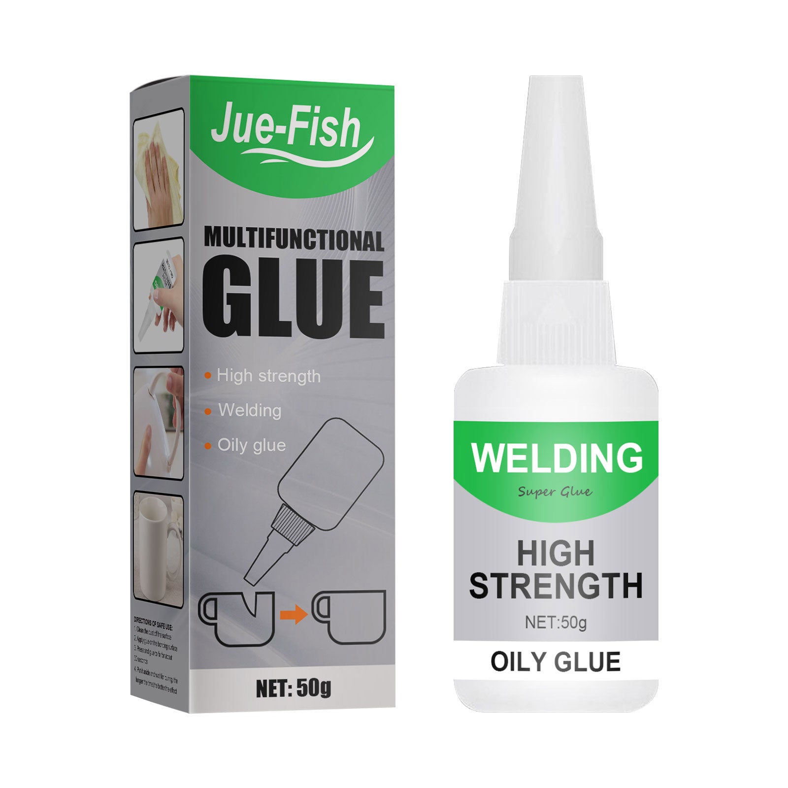 Multi-Functional Ceramic Waterproof Transparent Glue, Glass Wood Special Quick-Drying Glue Universal Glue