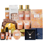 Mother'S Day Gift for Mom Spa Kit Gifts, Spa Gift Baskets for Women Get Well Gifts, 13Pcs Lavender Jasmine Luxury Spa Gift Set,Pamper Birthday Gifts for Women