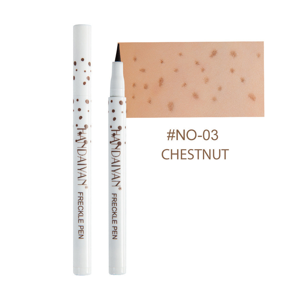 Dark Brown Freckle Pen - Waterproof, Long-lasting Cosmetic Marker For Natural Freckles. Precision Tip For Face & Body. Daily Or Special Occasion Use.