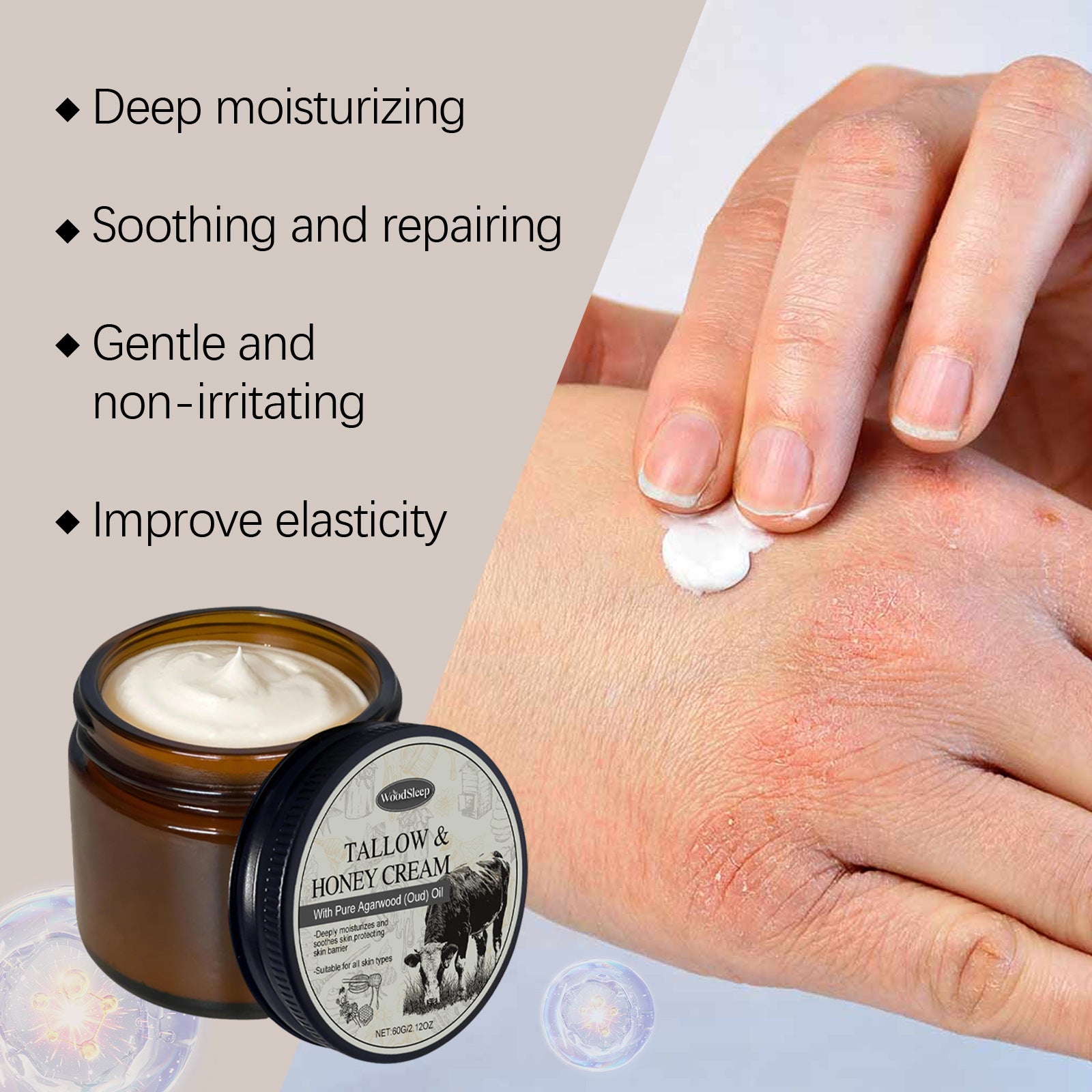 Nourishing Moisturizing Body Skin Relieve Dry Redness Skin Care
